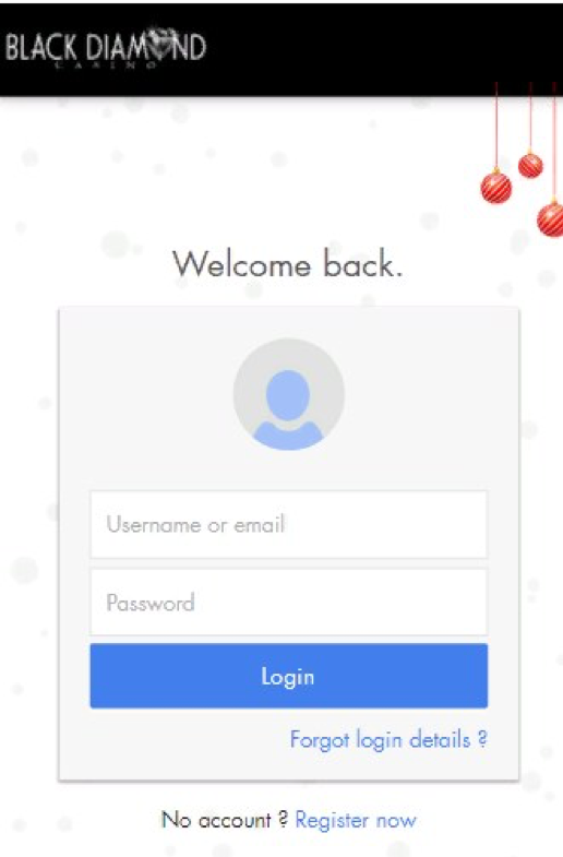Black Diamond Casino Login