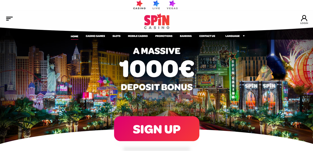 Spin Casino Login