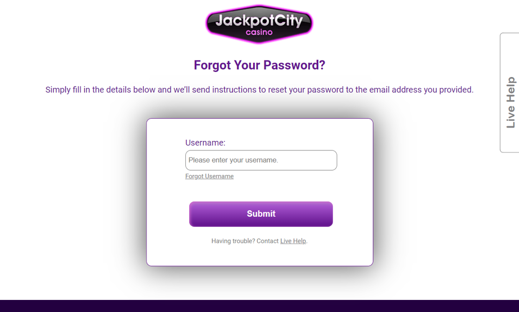 Jackpot City Casino Login