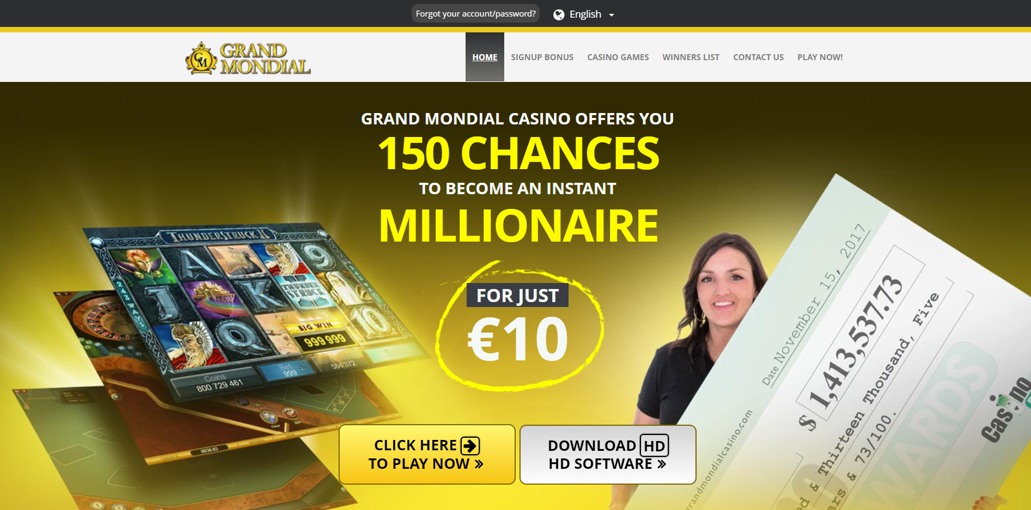 Grand Mondial Casino Login