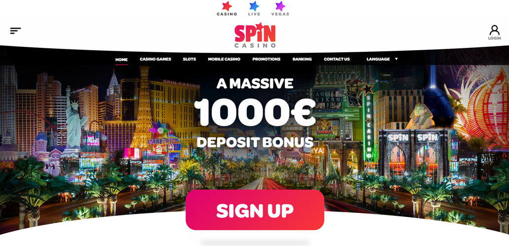 Spin Casino Login