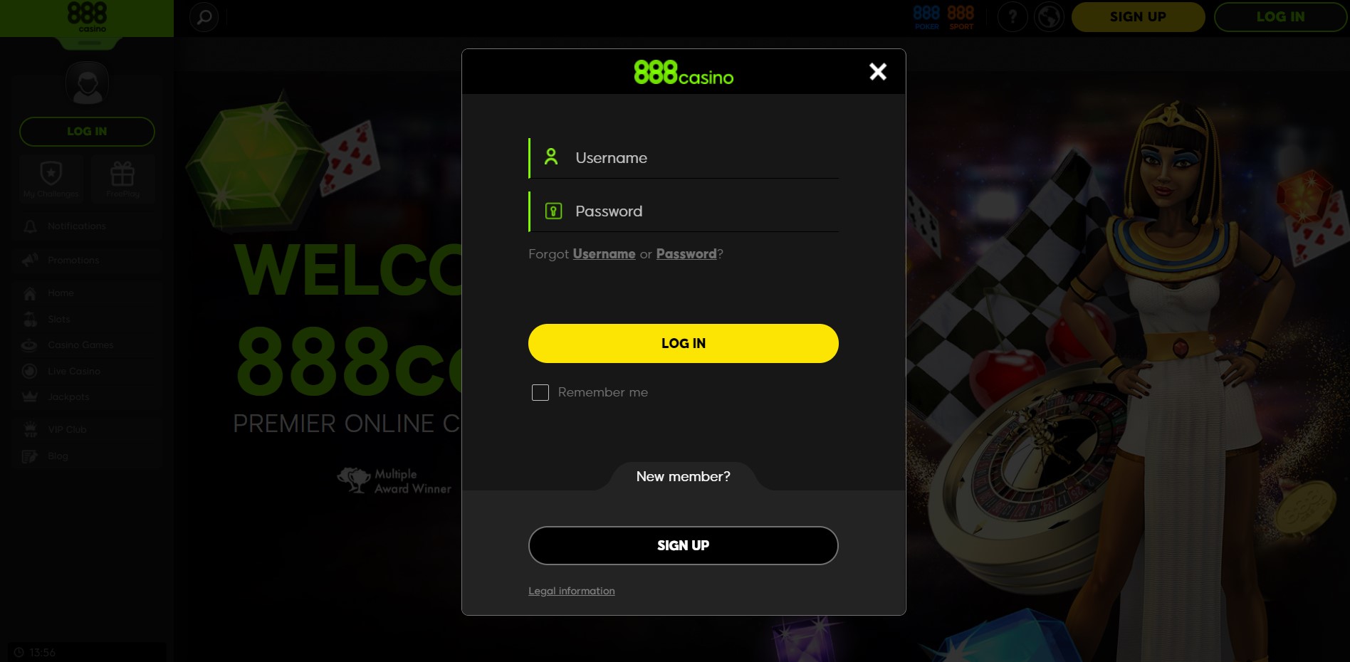 Casino 888 Login