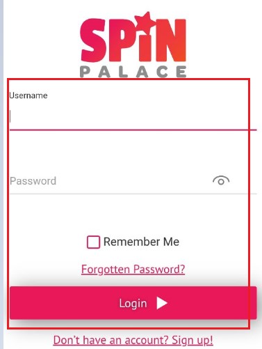 Spin Palace Casino mobile
