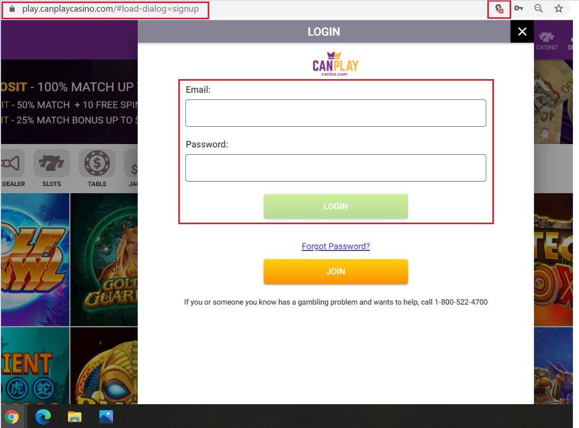 canplay casino login