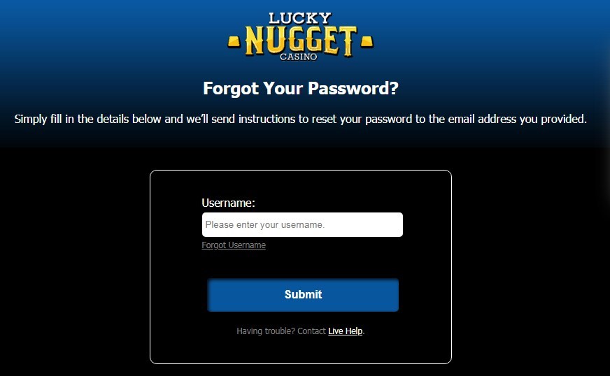 lucky nugget casino password