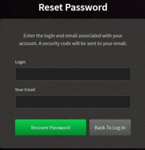 7spins casino reset password