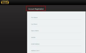 Casino Action Registration