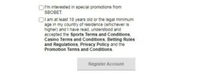 Sbobet Casino Registration