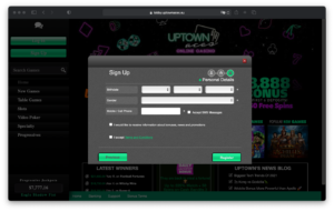 Uptown Casino Registration