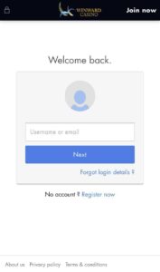 Winward Casino Mobile Login