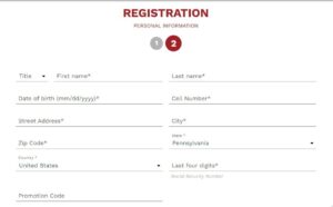 Hollywood Casino Registration
