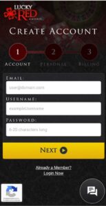 Lucky Red Casino Mobile Login