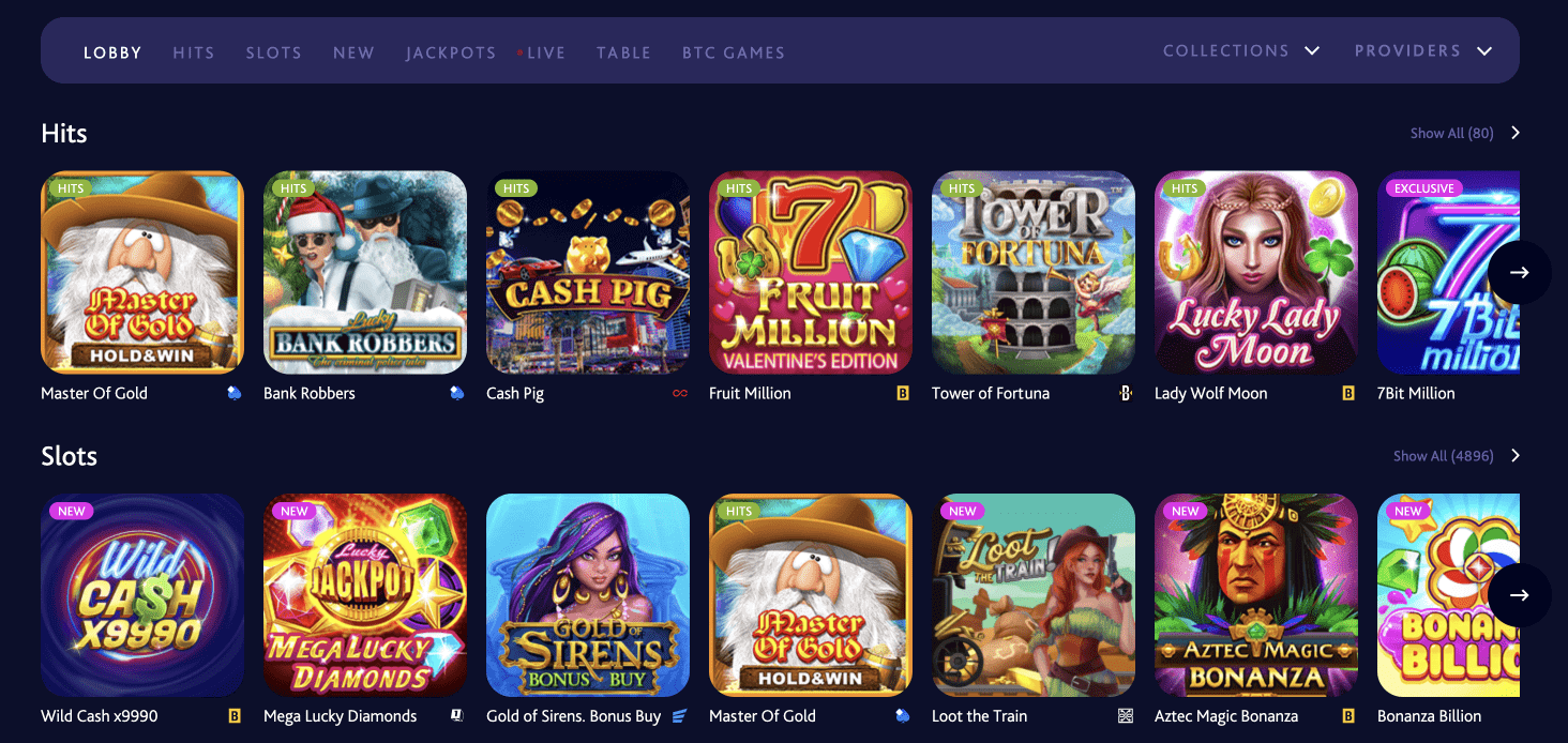 Games 7bit Casino