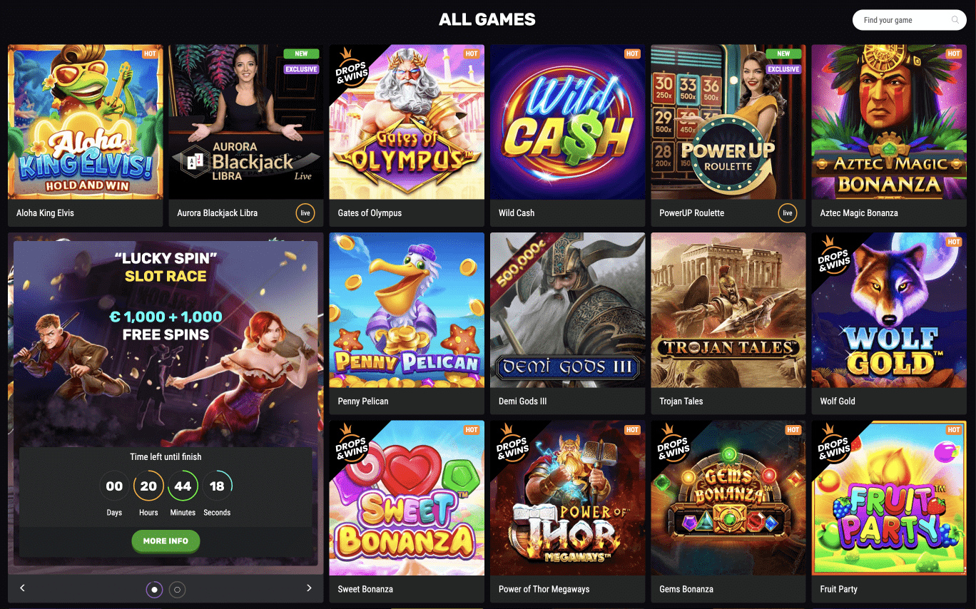 Games Betamo Casino