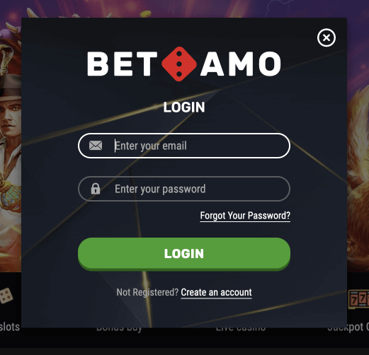 How to Login to Betamo Casino