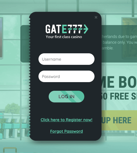 How to Login to Gate 777 Casino